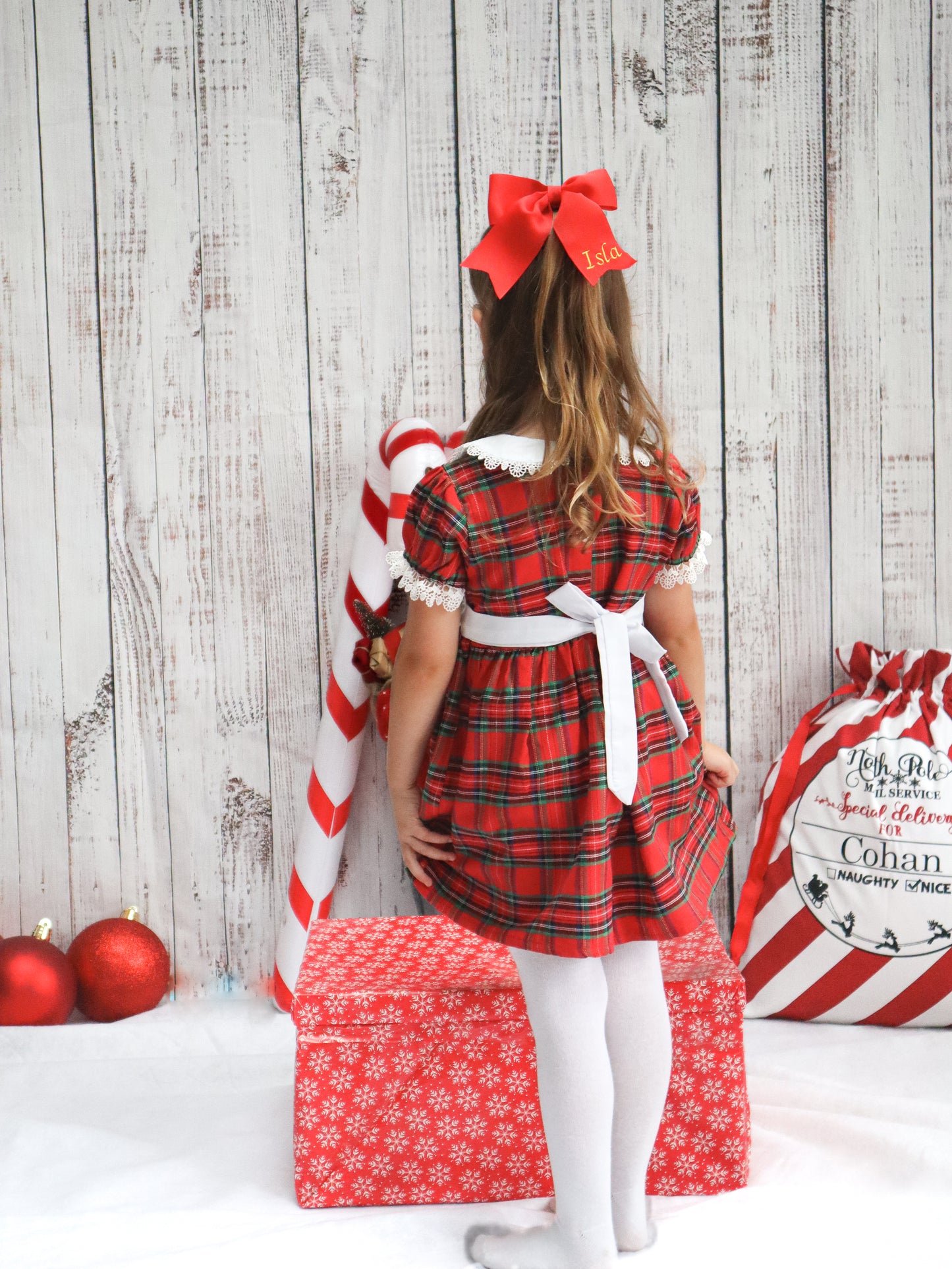 Tartan Collar Dress- Sale