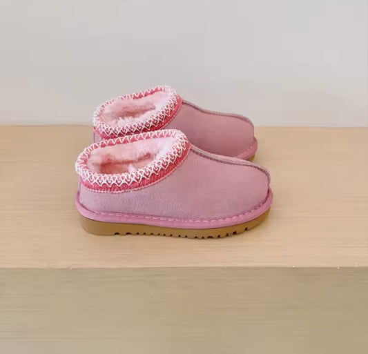 Kids Fur Ankle Boots