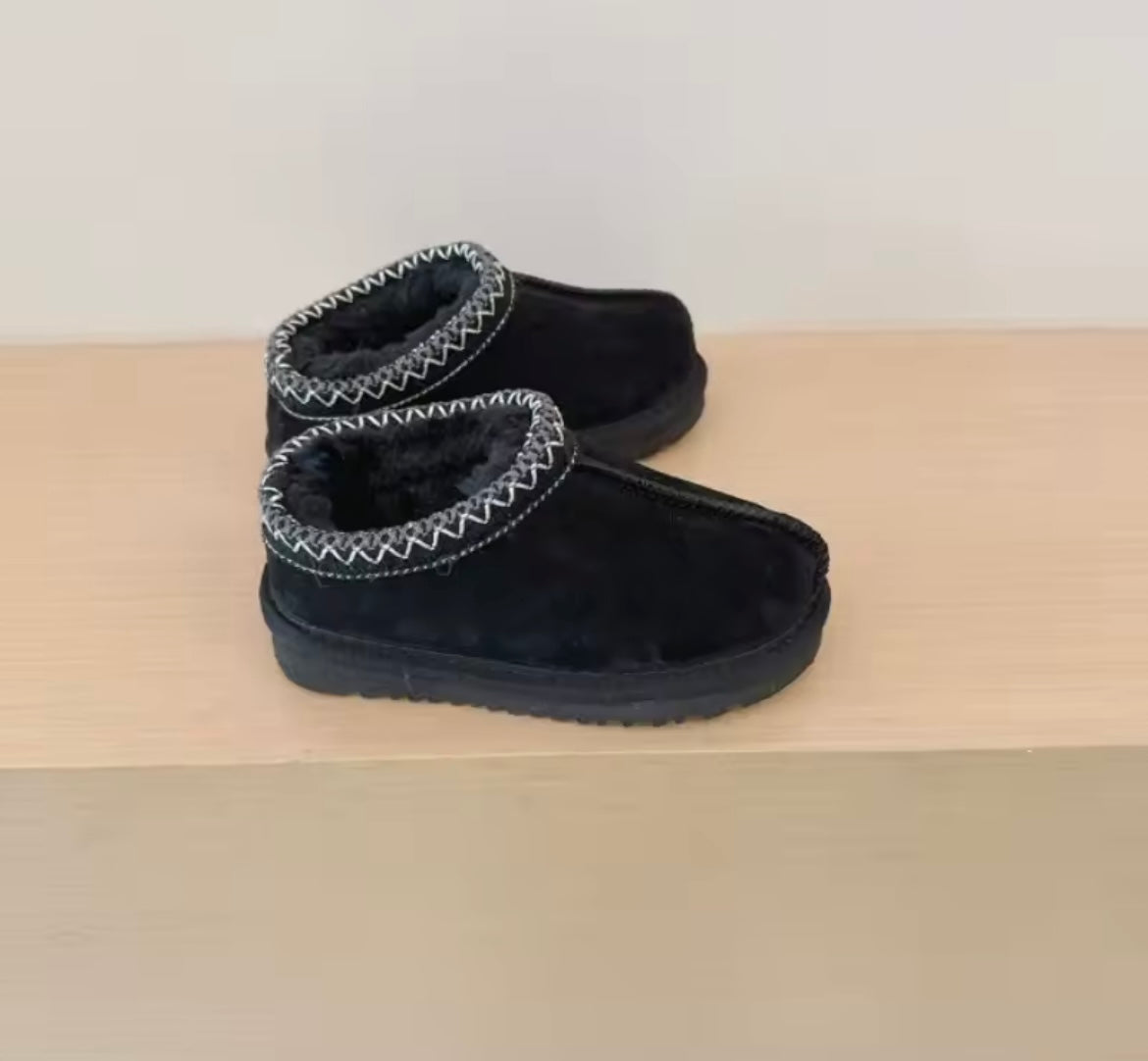 Kids Fur Ankle Boots