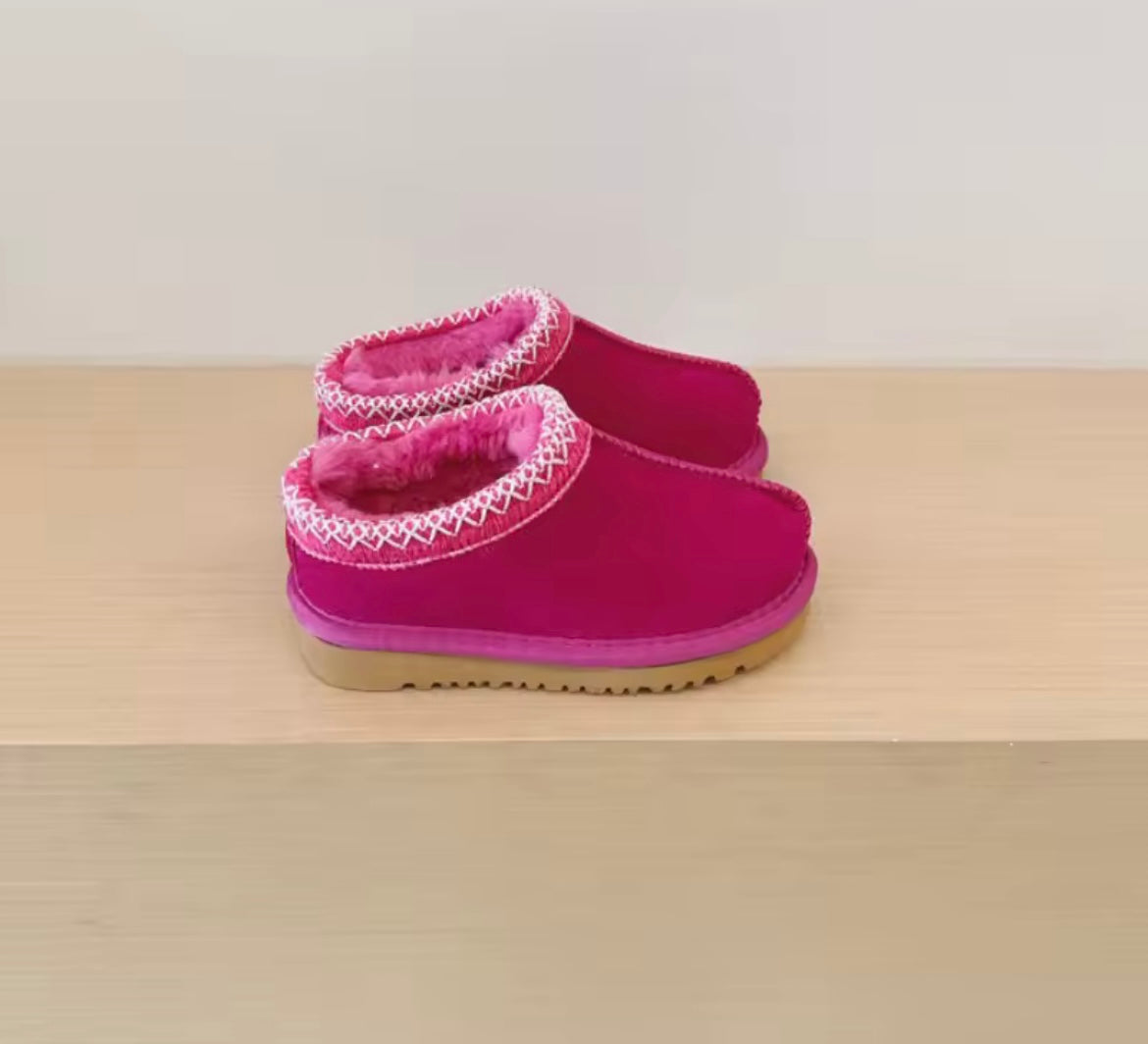 Kids Fur Ankle Boots