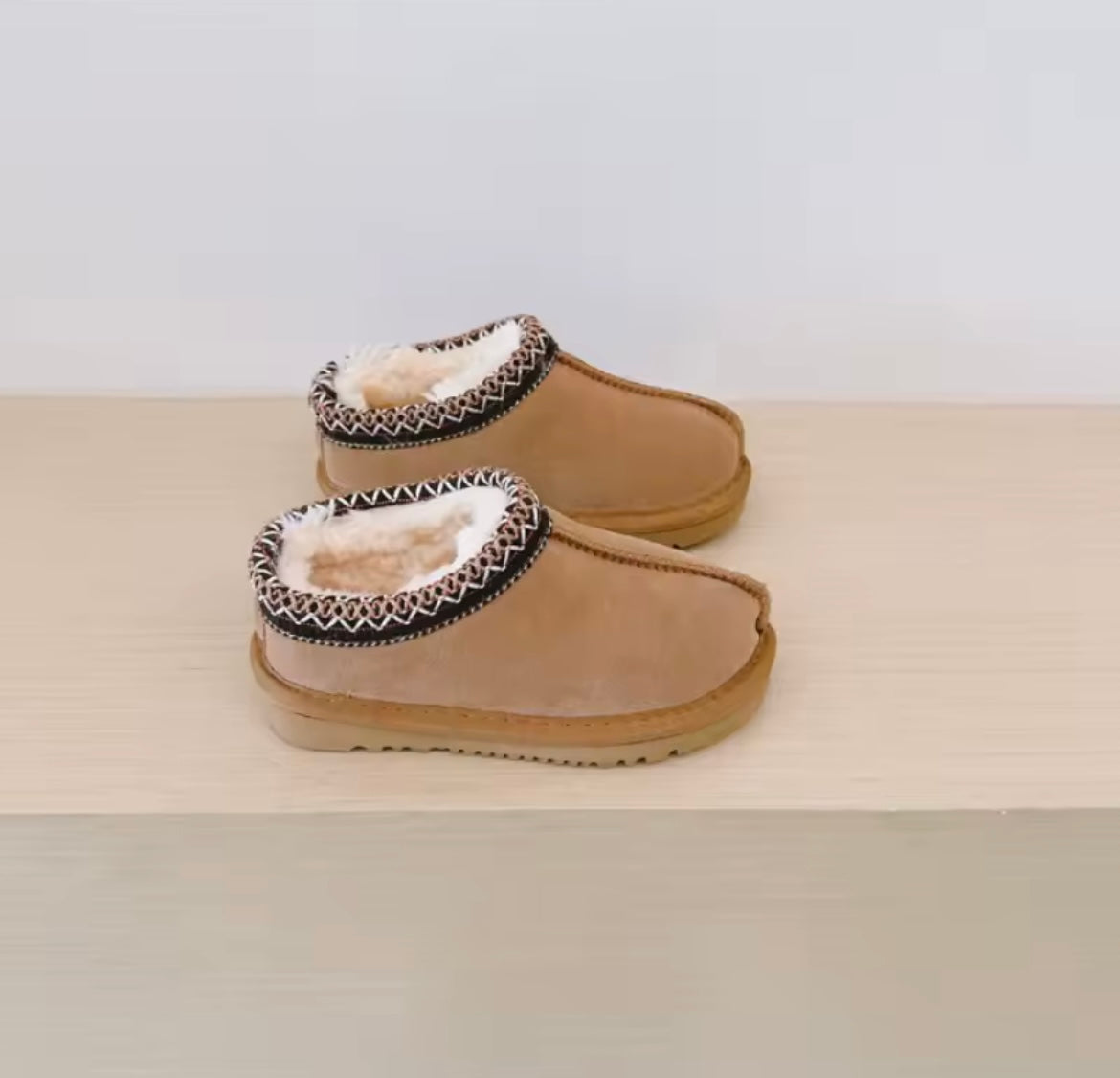 Kids Fur Ankle Boots