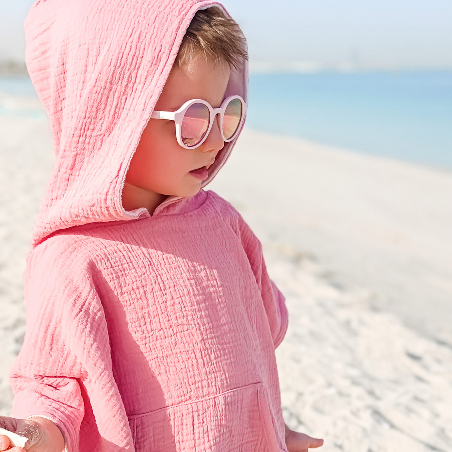 Cleo Baby Pink Mirrored Sunglasses