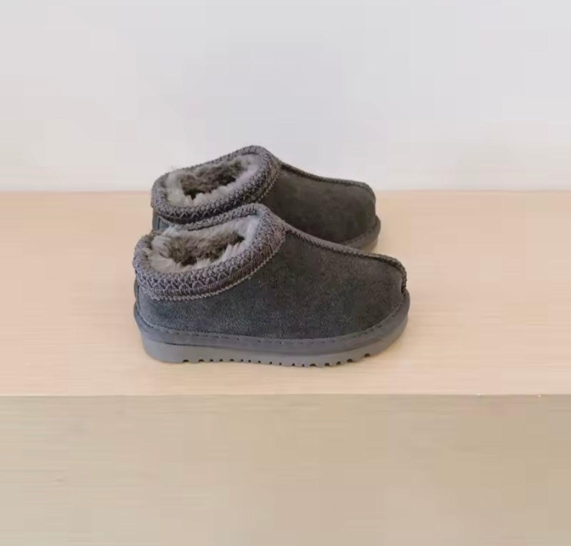 Kids Fur Ankle Boots