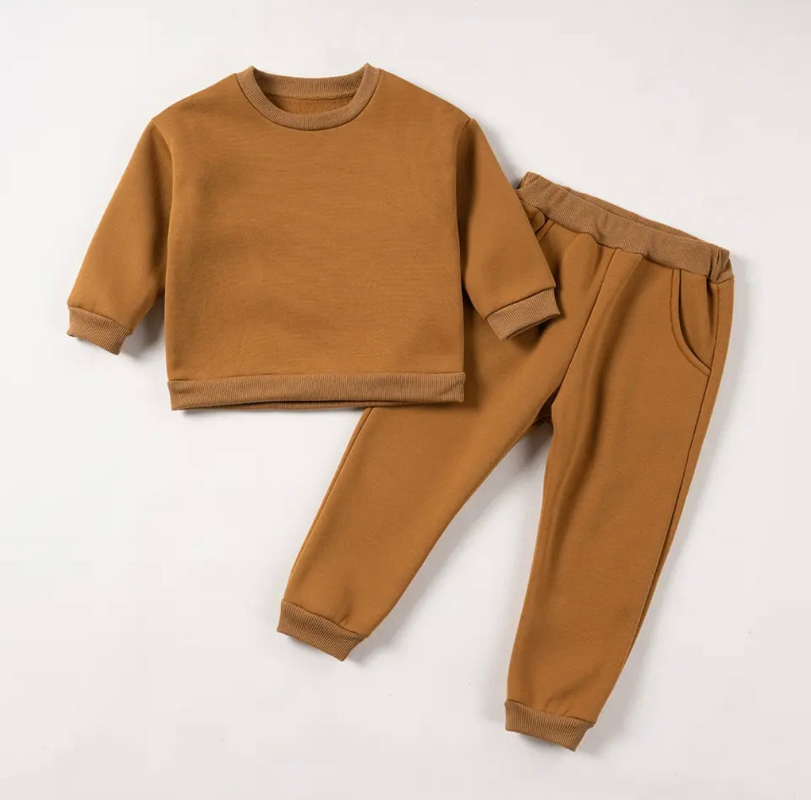 fleece kids tracksuit