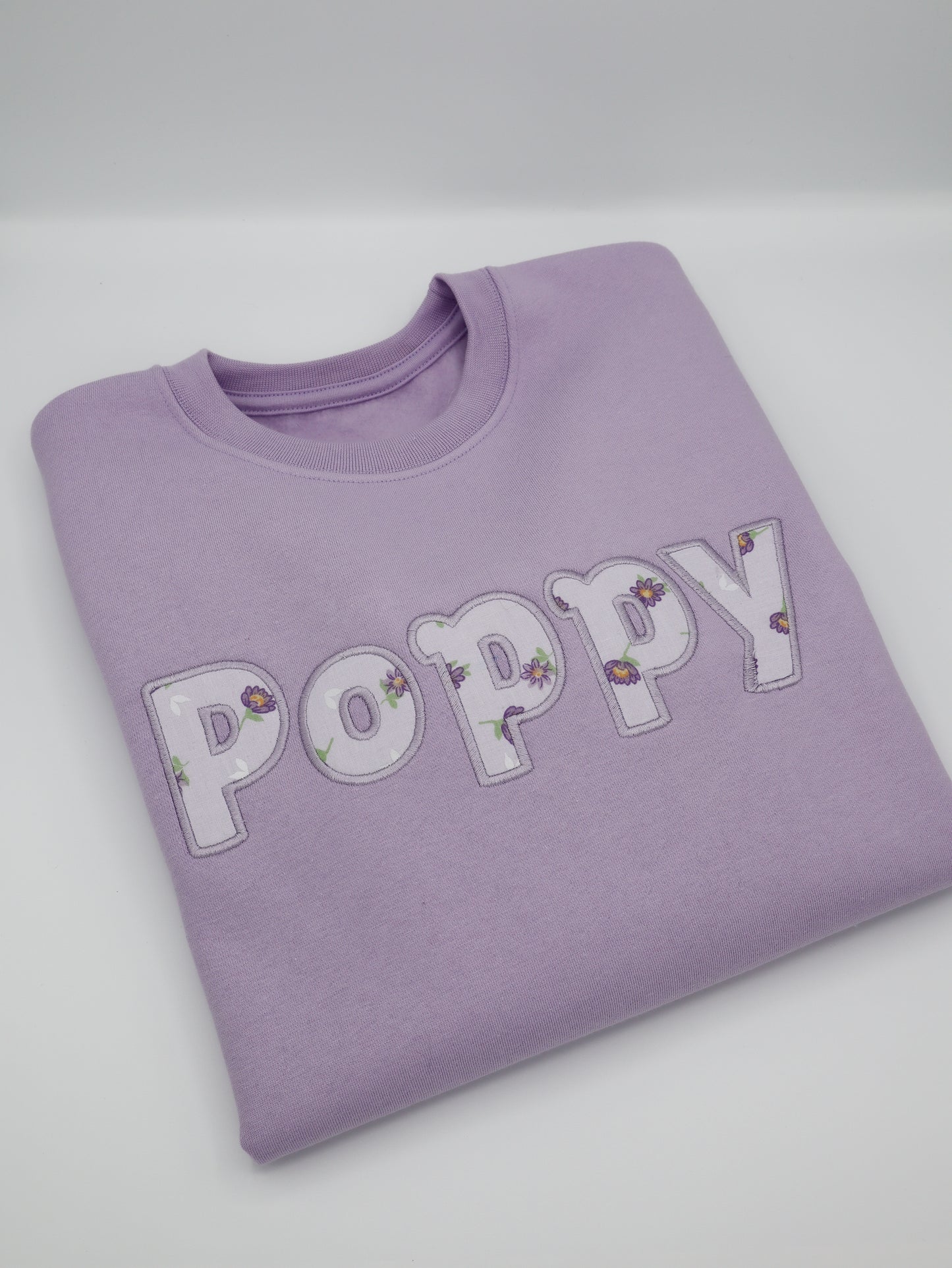 Personalised applique custom kids name sweater