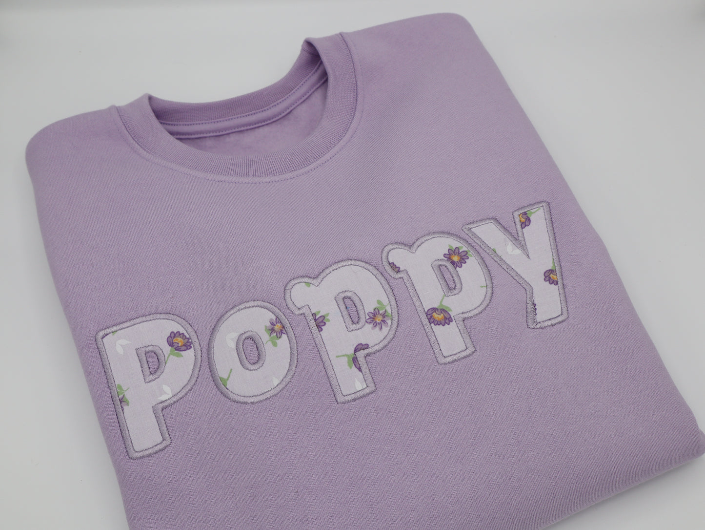 Personalised applique custom kids name sweater