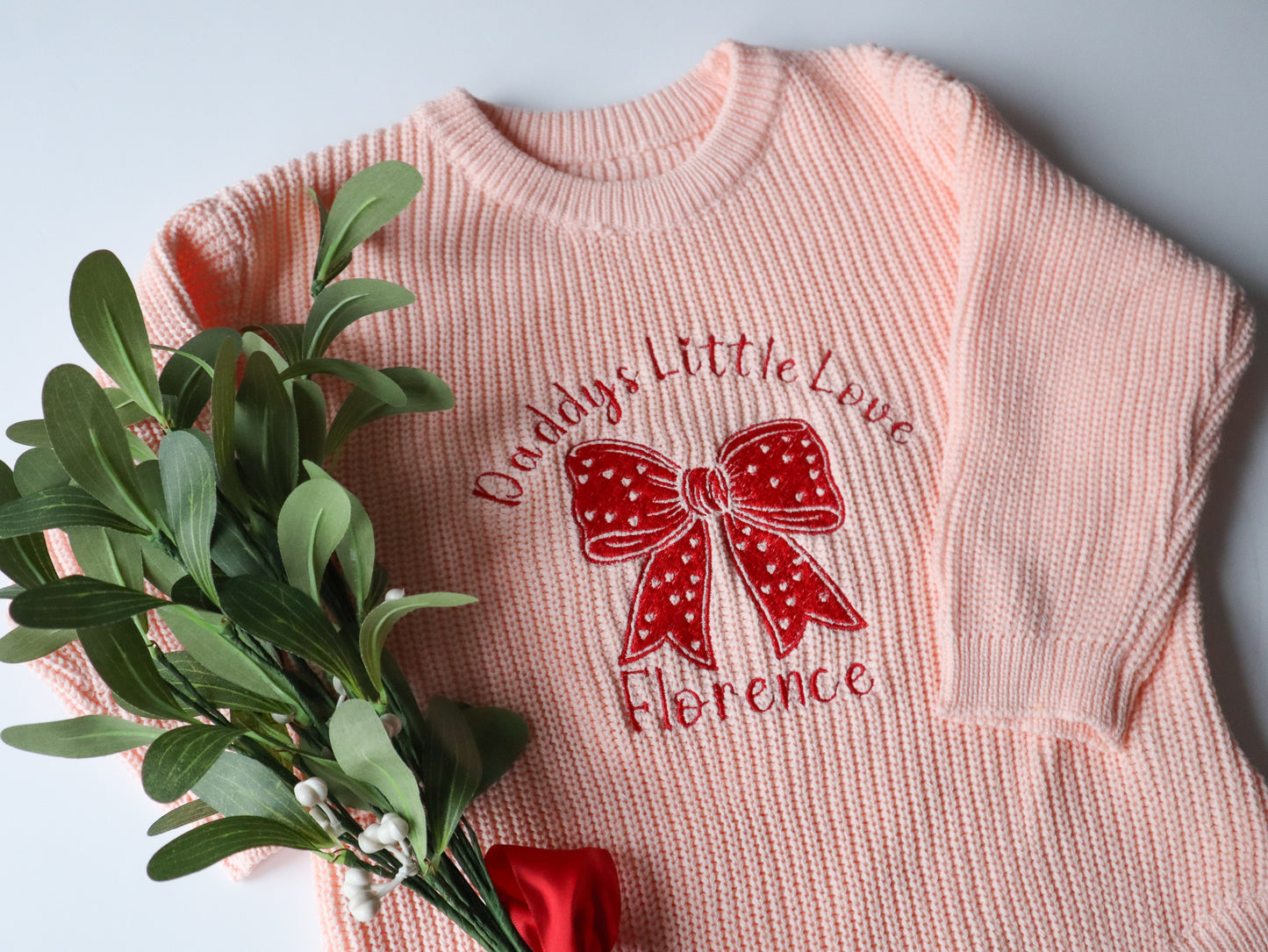 Little Love Bow Knit Romper