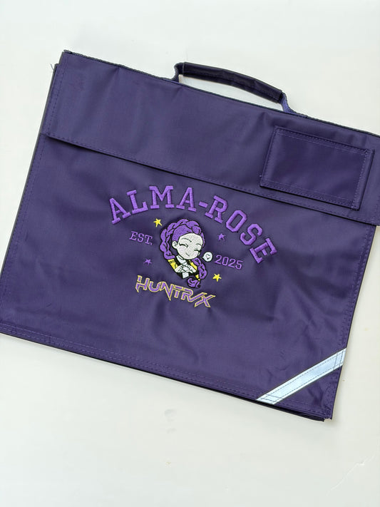 Personalised Embroidered Themed Book Bag