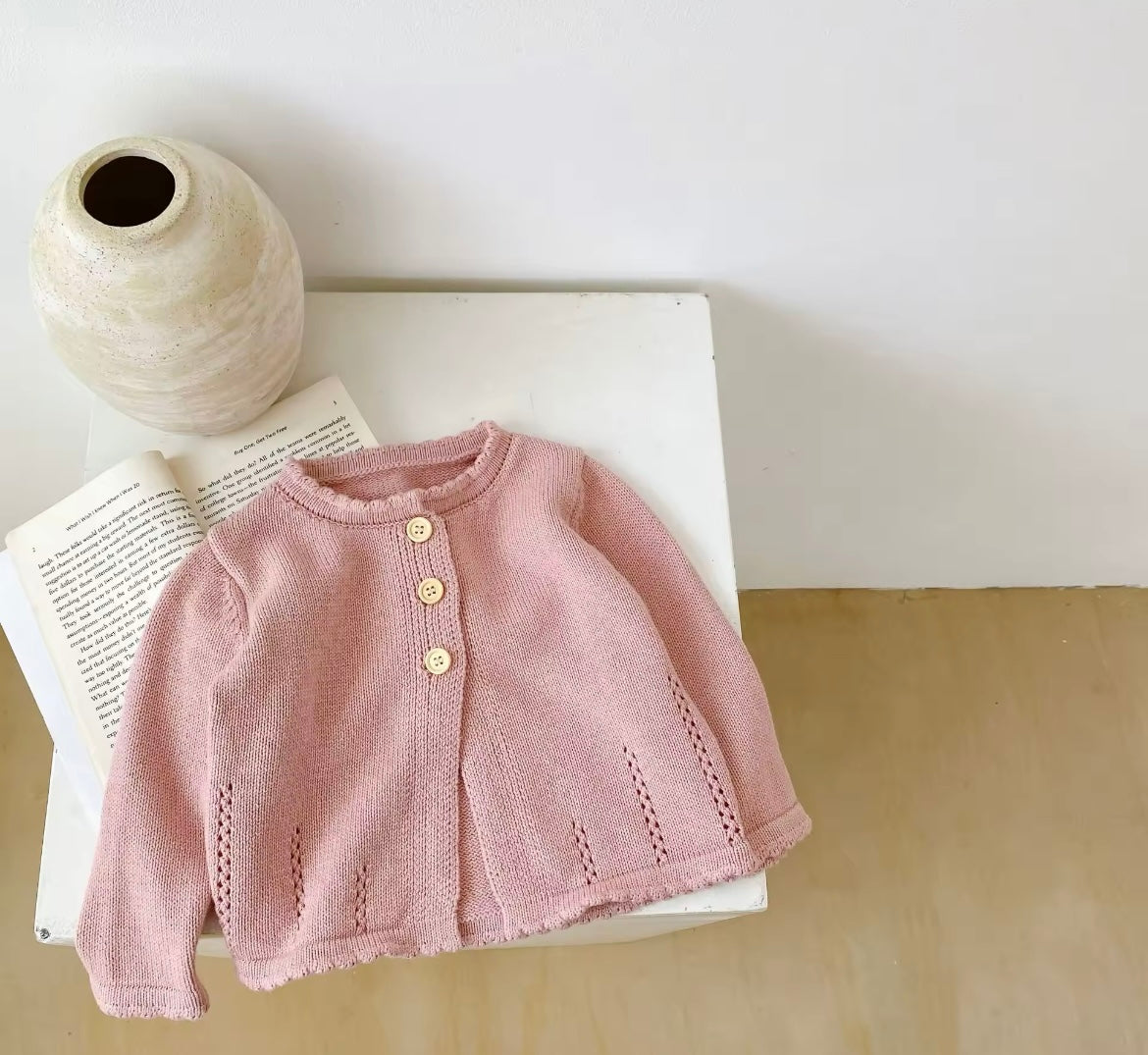 Applique Knit Cardigan