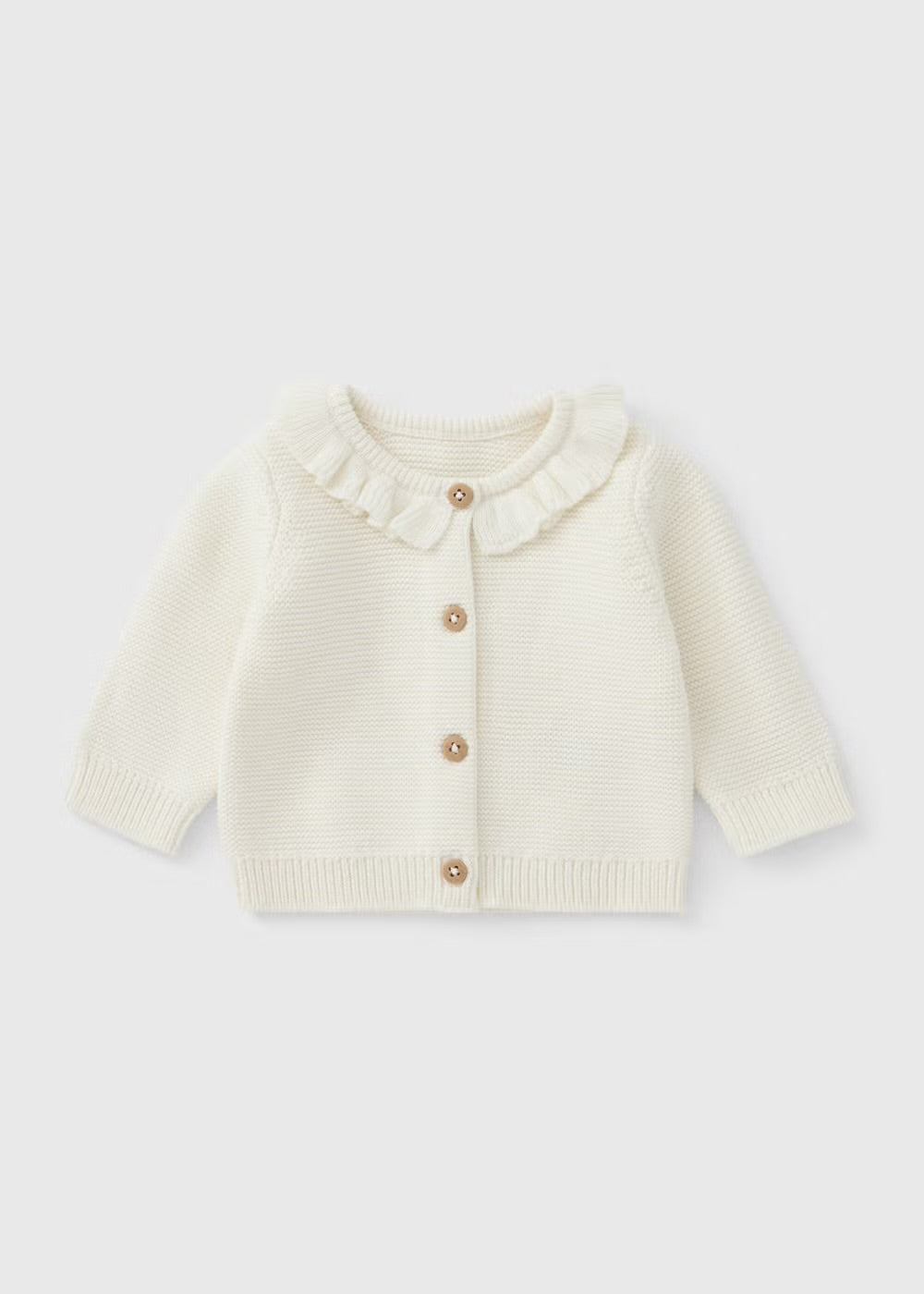 Personalised Floral Knit Baby Cardigan