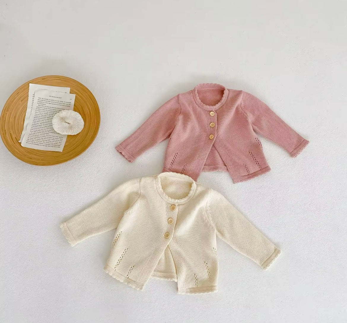 Applique Knit Cardigan