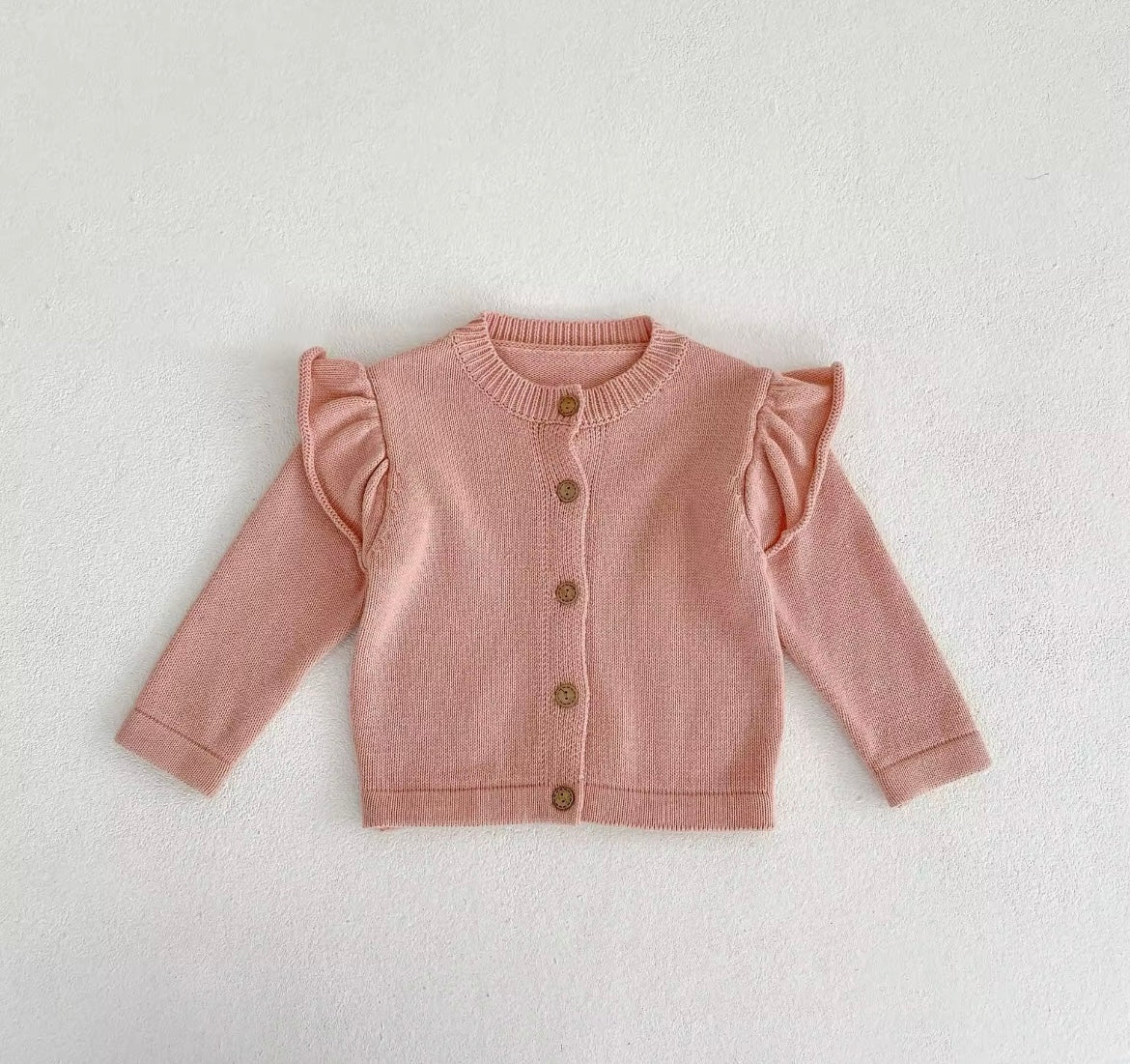 Personalised Knit Frill Cardigan