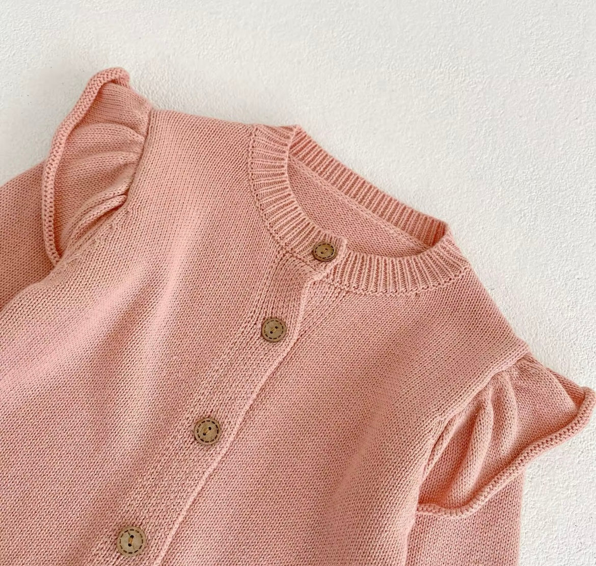Personalised Knit Frill Cardigan