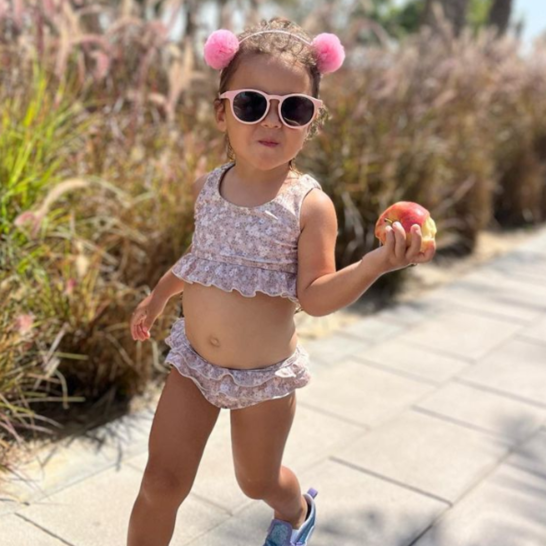 Sydney Soft Pink Keyhole Frame Sunglasses