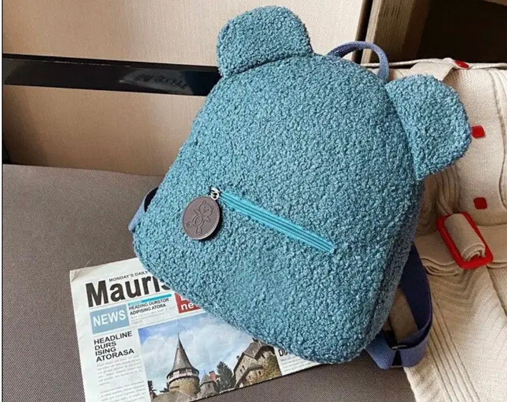 Teddy Bear Personalised Fleece Backpack
