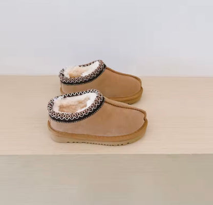 Kids Fur Ankle Boots