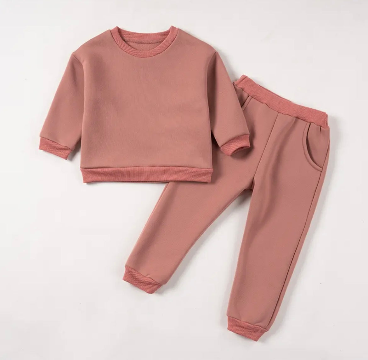 fleece kids tracksuit 