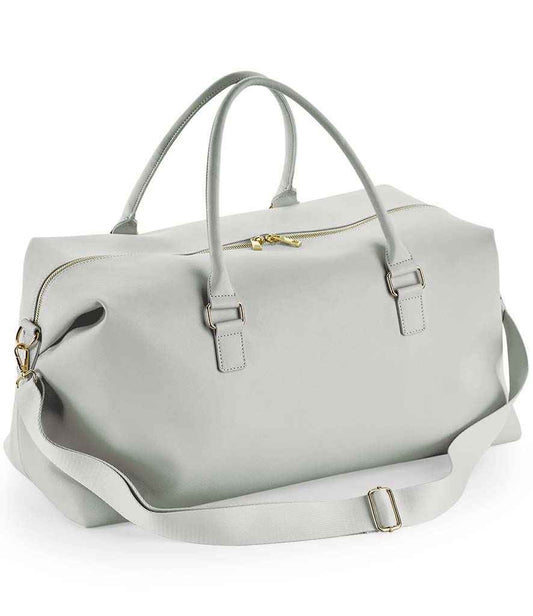 Personalised weekend bag in grey