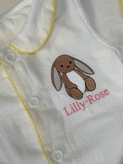 Personalised Bunny Easter PJs for Kids