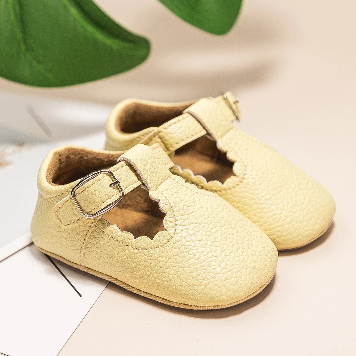 Lemon personalised baby soft soled shoes 