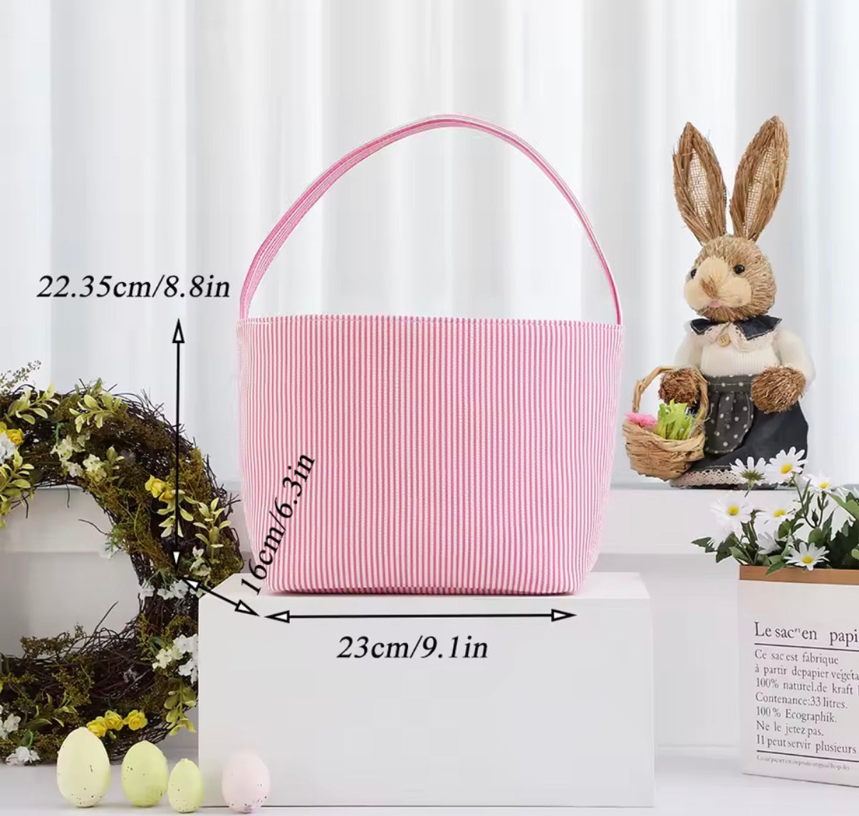 Personalised Bunny Easter Basket