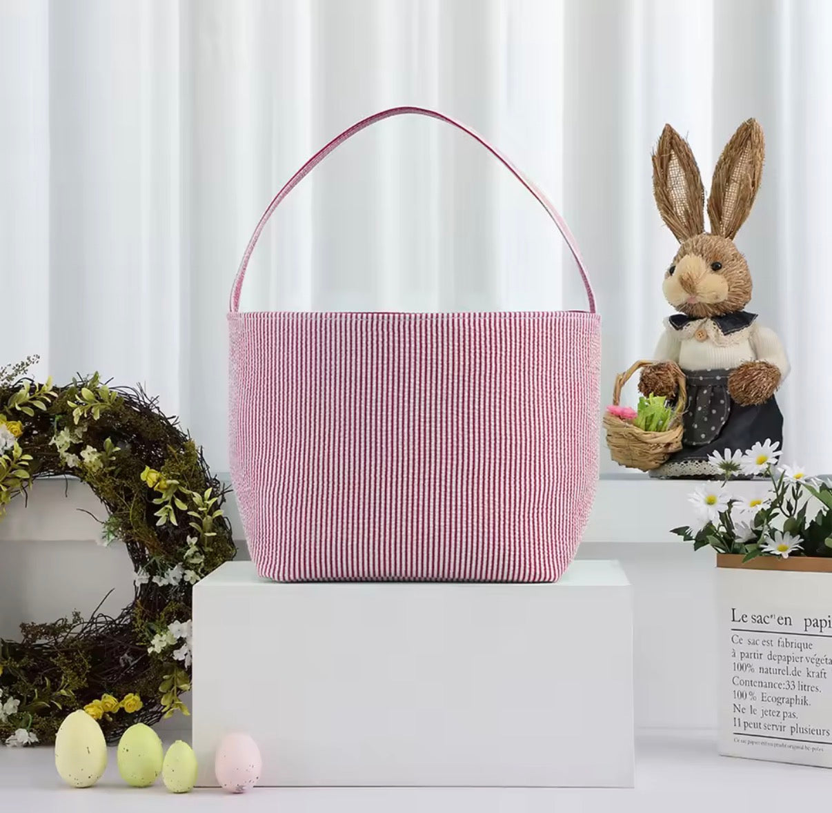 Personalised Bunny Easter Basket
