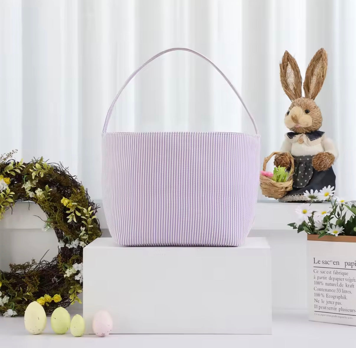 Personalised Bunny Easter Basket