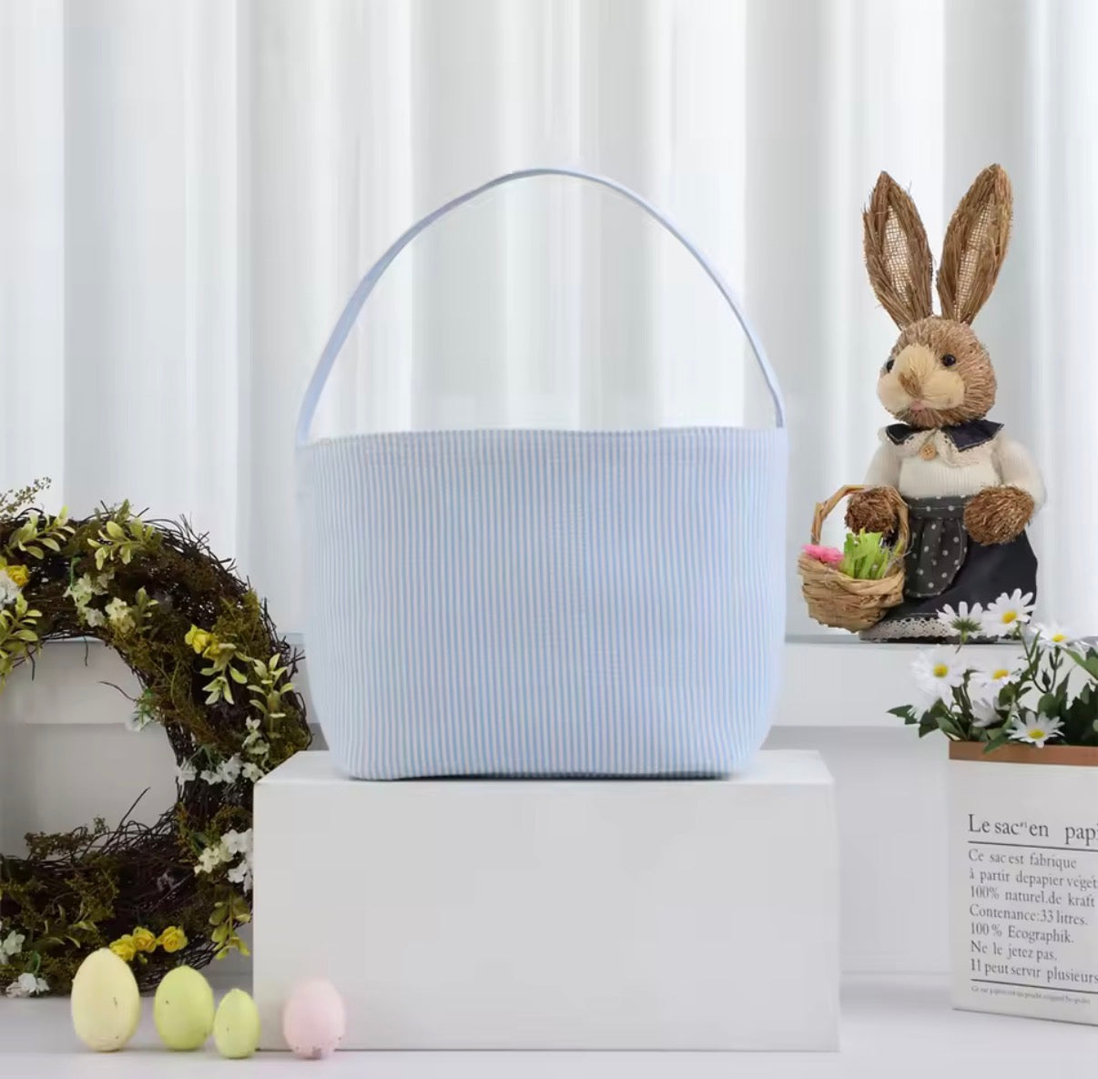 Personalised Bunny Easter Basket