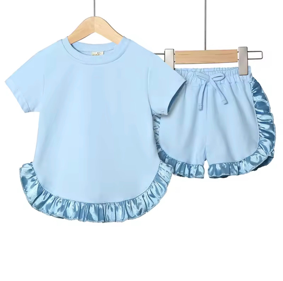 Personalised Frilly short set