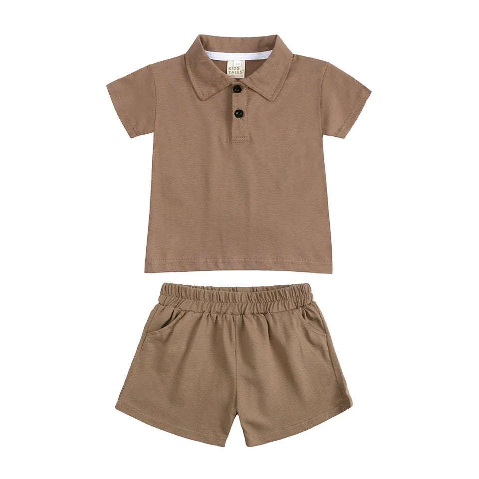 Polo Top & Short Set