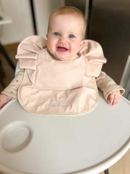 Personalised Waterproof Wing baby Bib