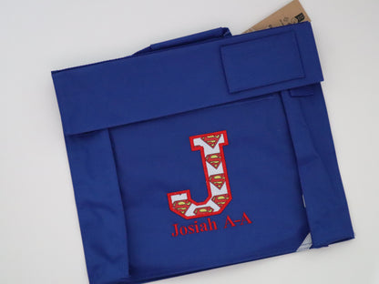 Personalised Embroidered Themed Book Bag