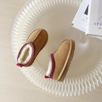 Fur tazman like ankle boots 