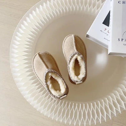 Fur tazman like ankle boots 