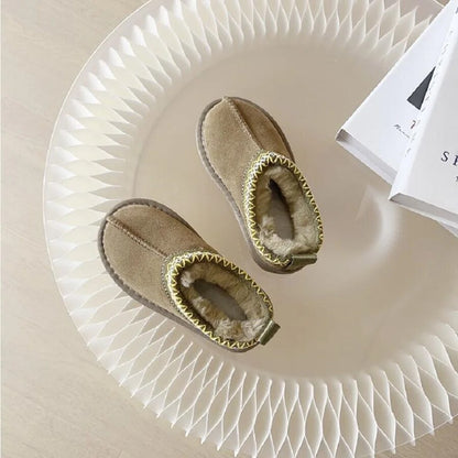 Fur tazman like ankle boots 