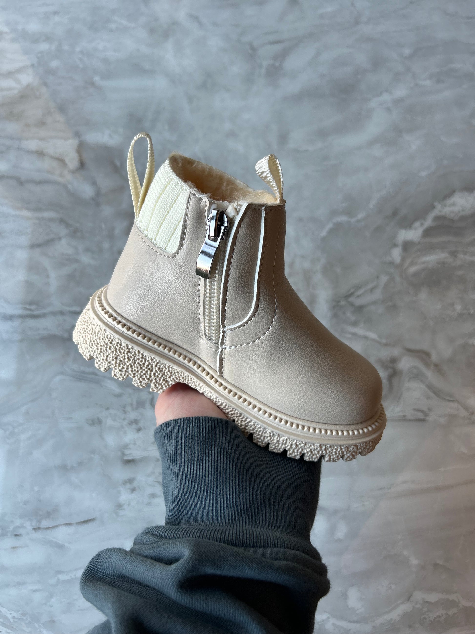 Fur Lined winter boots for toddlers and kids 