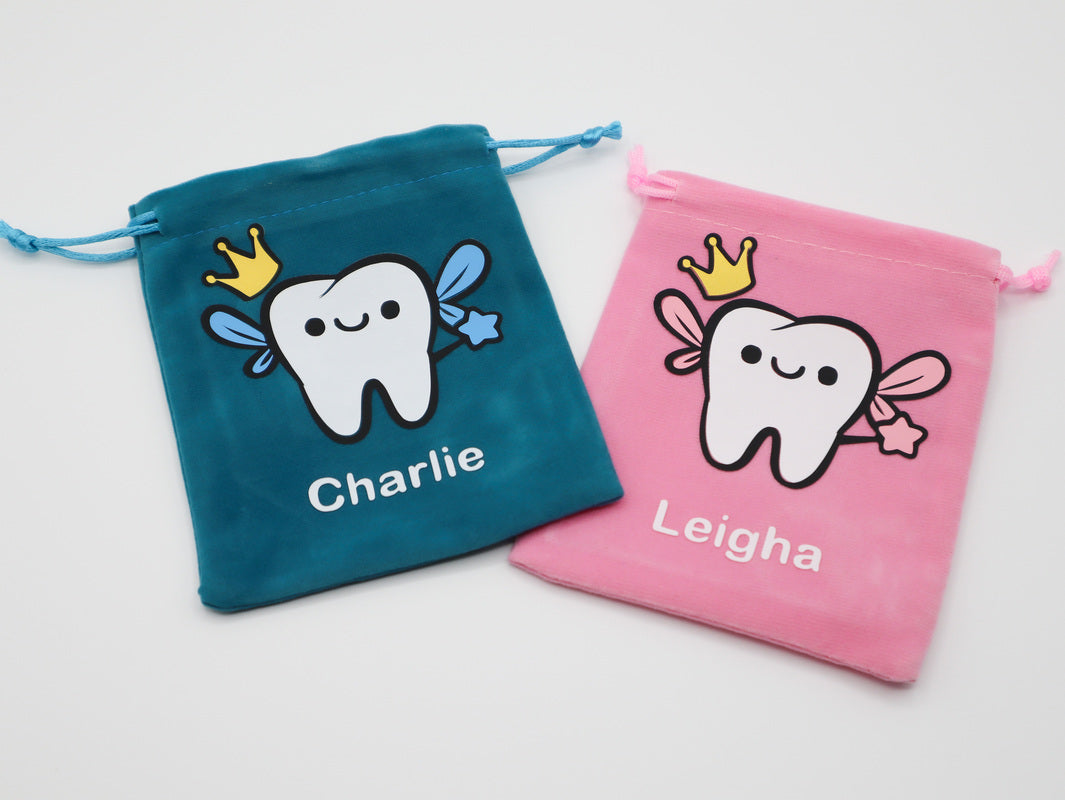 Personalised tooth fairy bags