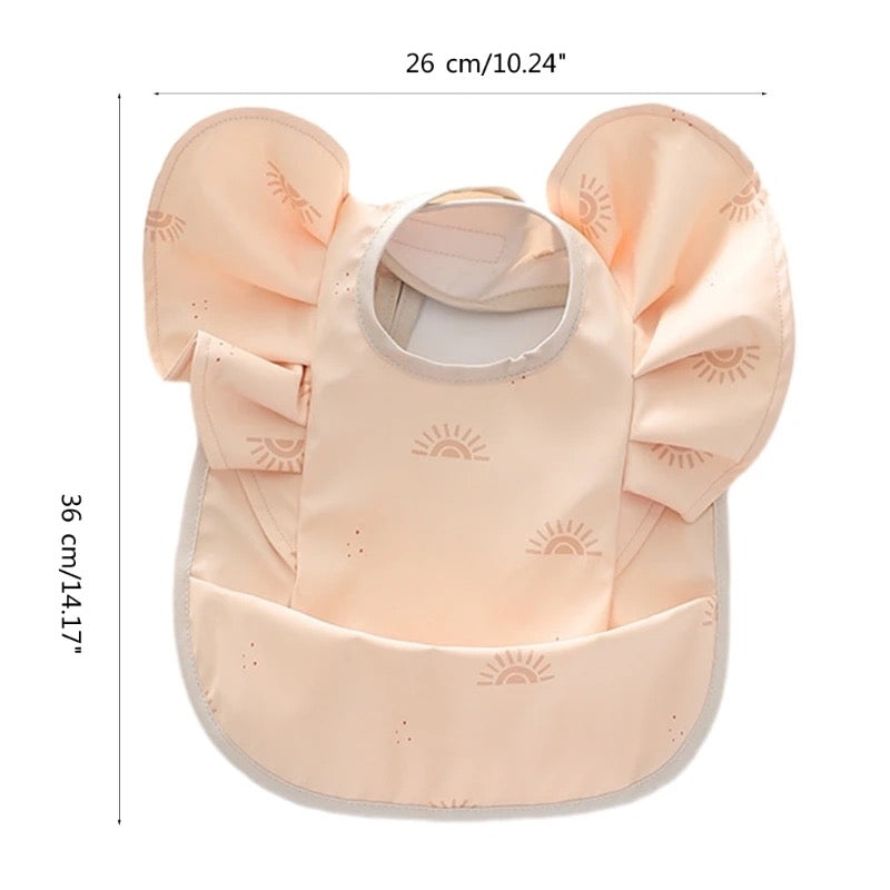 Patterned Waterproof Wing Bib