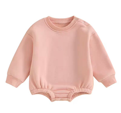 Gingerbread Fleece Romper