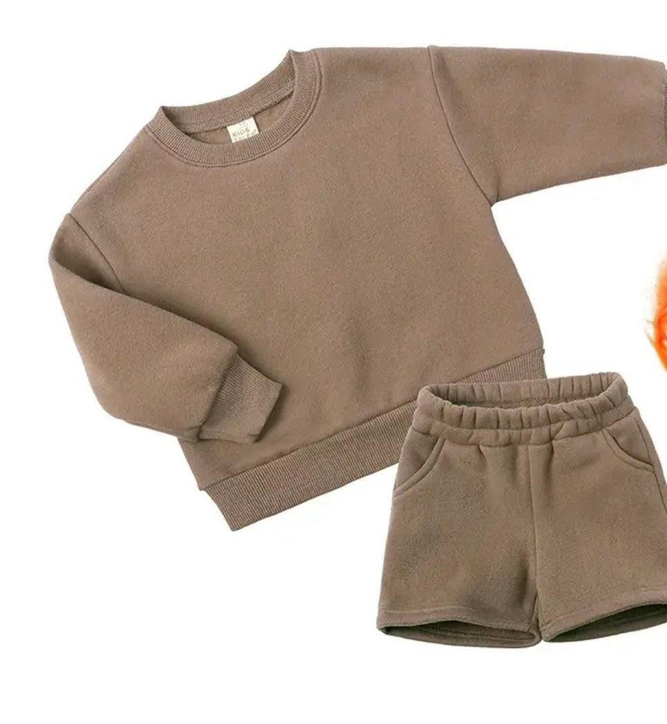 Wild Child Short and Sweater Set