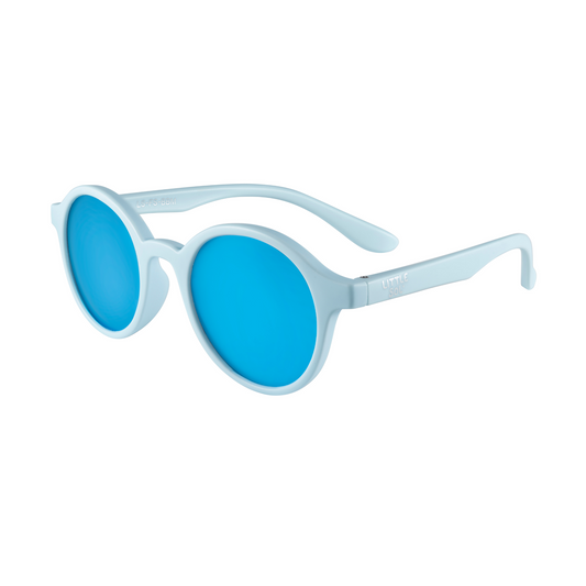 Baby Blue Sun protective kids mirrored sunglasses