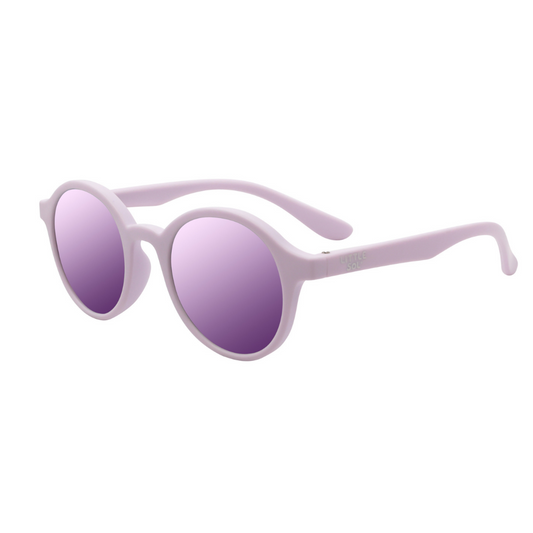 Sun protective kids mirrored sunglasses in purple