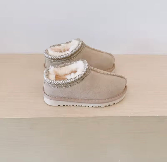Kids Fur Ankle Boots