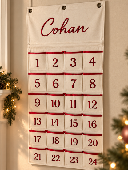 Wall Hanging Personalised Advent Calender